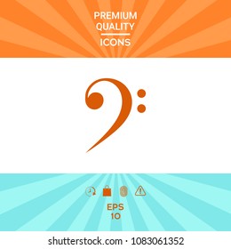 Bass clef icon