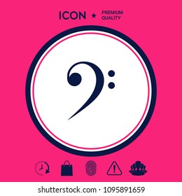 Bass clef icon
