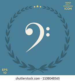 Bass clef icon