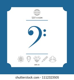 Bass clef icon