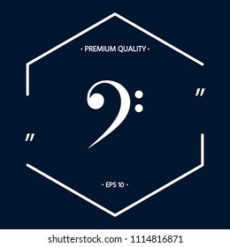 Bass clef icon