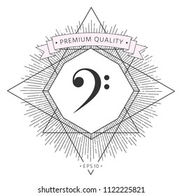 Bass clef icon