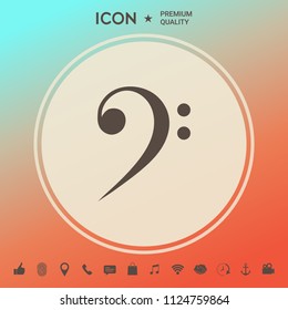 Bass clef icon