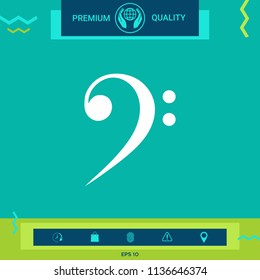 Bass clef icon