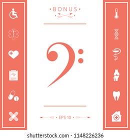Bass clef icon