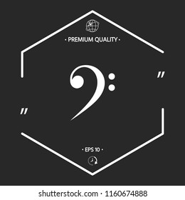 Bass clef icon