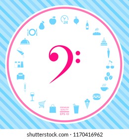 Bass clef icon