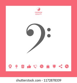 Bass clef icon