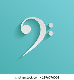 Bass clef icon