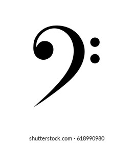 Bass clef icon