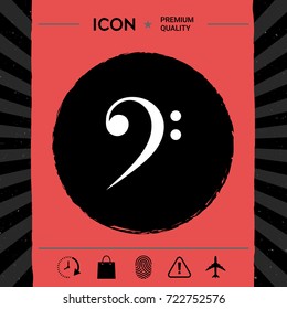 Bass clef icon
