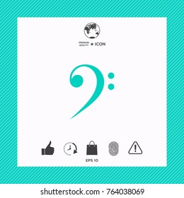 Bass clef icon