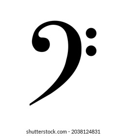 Lágrima en un fondo blanco. Plantilla de símbolo para aprender y grabar melodías, composiciones en notación musical. Vector.