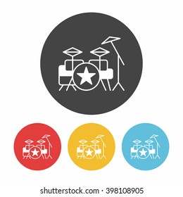 Bass drums icon