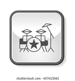 Bass drums icon