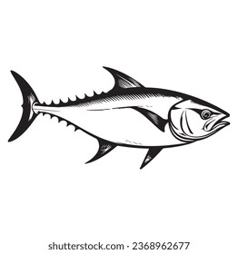 bass fish icons isolated on white background. Design element for logo, label, emblem, sign, brand mark. Vector illustration.