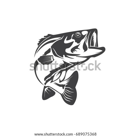 Bass fish jump