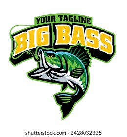 Bass Fishing Logo for Fishing Company