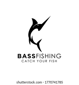 bass fishing logo design inspiration