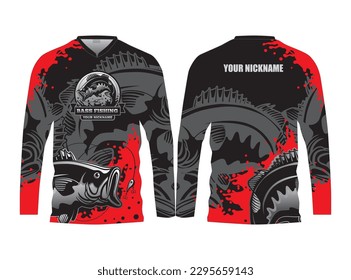 The Bass Fishing T Shirt Vector Design.Bass Fishing Logo