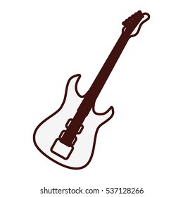 bass guitar icon image vector illustration design 