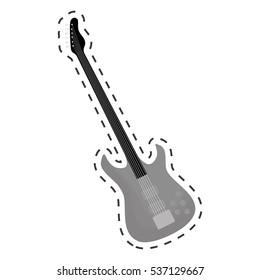 bass guitar icon image vector illustration design 