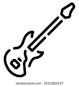 Bass Guitar icon for web, app, infographic, etc