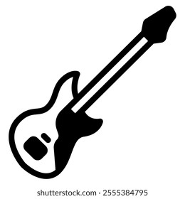 Bass Guitar icon for web, app, infographic, etc