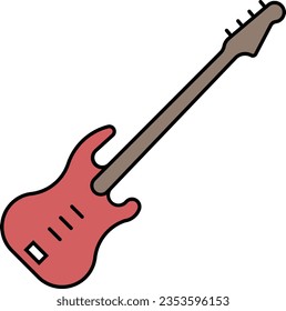 bass guitar bass guitar music instrument Outline