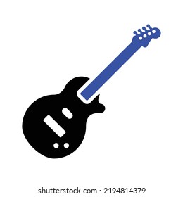 Bass Guitar Vector Icon Illustration