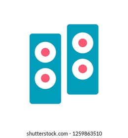 bass power vector icon