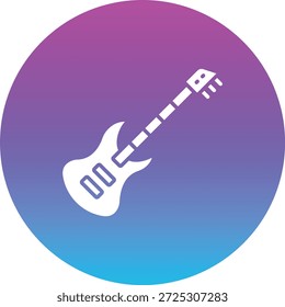 Bass vector icon. Can be used for printing, mobile and web applications.