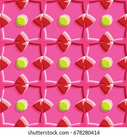 Bass-relief, optical illusion. Colorful seamless texture with shadow. Geometric vector pattern for website, corporate style, party invitation, wallpaper, interior design