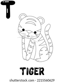 Bast, Alphabet coloring page with extra revision