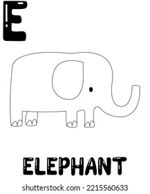 Bast, Alphabet coloring page with extra revision