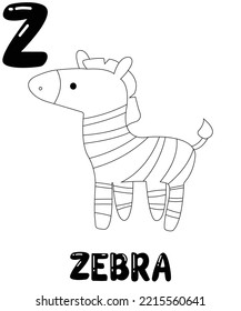 Bast, Alphabet coloring page with extra revision