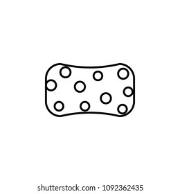 bast icon. Element of simple web icon with name for mobile concept and web apps. Thin line bast icon can be used for web and mobile on white background