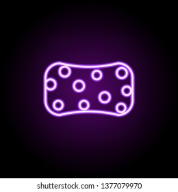 bast neon icon. Elements of web set. Simple icon for websites, web design, mobile app, info graphics