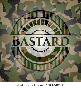 Bastard on camo texture