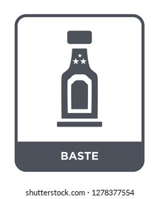 baste icon vector on white background, baste trendy filled icons from United states of america collection, baste vector illustration