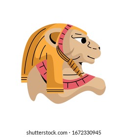 bastet Egyptian god character isolated icon vector illustration design
