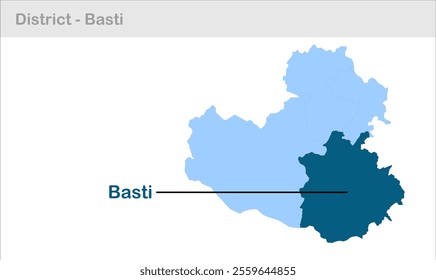 Basti sub-district map, Basti District, Uttar Pradesh State, Republic of India, Government of  Uttar Pradesh, Indian territory, Eastern India, politics, village, tourism