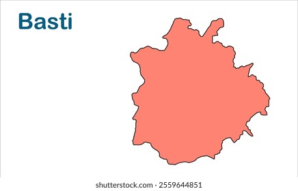 Basti subdivision map, Basti District, Uttar Pradesh State, Republic of India, Government of  Uttar Pradesh, Indian territory, Eastern India, politics, village, tourism