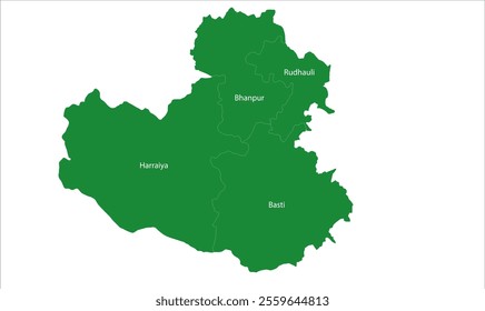 Basti Tehsil map, Basti District, Uttar Pradesh State, Republic of India, Government of  Uttar Pradesh, Indian territory, Eastern India, politics, village, tourism