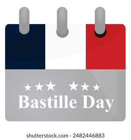 Bastille day card. vector illustration 