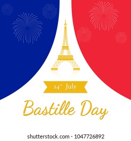 Bastille Day Celebration in France, Public Holiday in Paris.