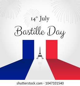 Bastille Day Celebration on 14th July in France.