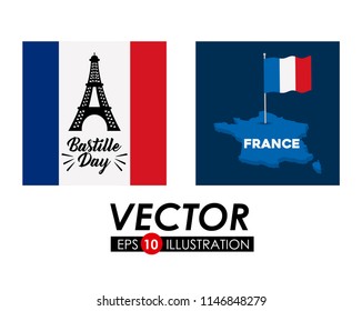 Bastille day design