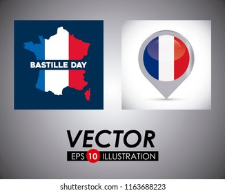 Bastille day design