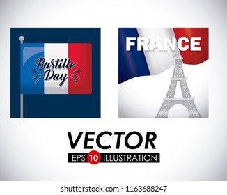 Bastille day design